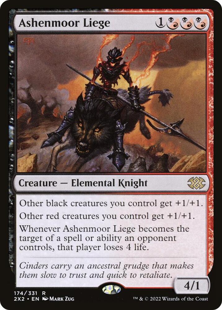 Ashenmoor Liege #174 Magic Double Masters 2022 image 0