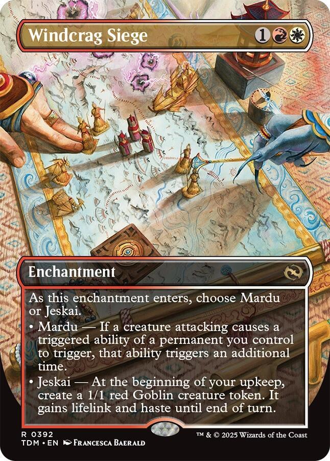 Windcrag Siege [Borderless] #392 Magic Tarkir: Dragonstorm image 0