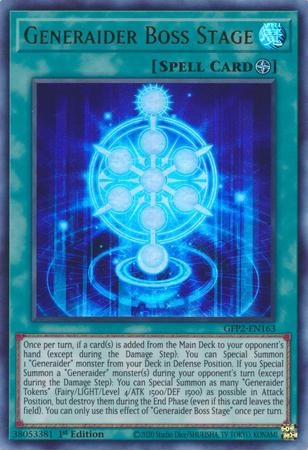 Generaider Boss Stage [1st Edition] GFP2-EN163 image 0
