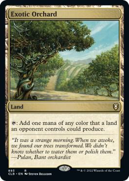Exotic Orchard #893 Magic Commander Legends: Battle for Baldur's Gate