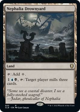 Nephalia Drownyard #905 Magic Commander Legends: Battle for Baldur's Gate