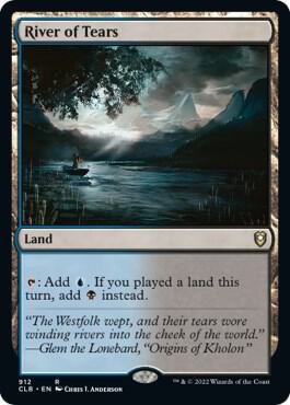 River of Tears #912 Magic Commander Legends: Battle for Baldur's Gate