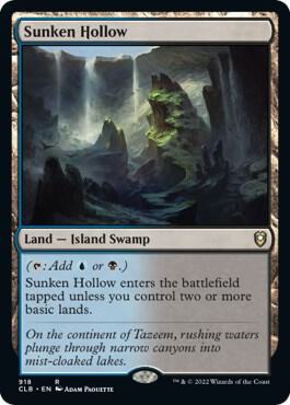 Sunken Hollow #918 Magic Commander Legends: Battle for Baldur's Gate