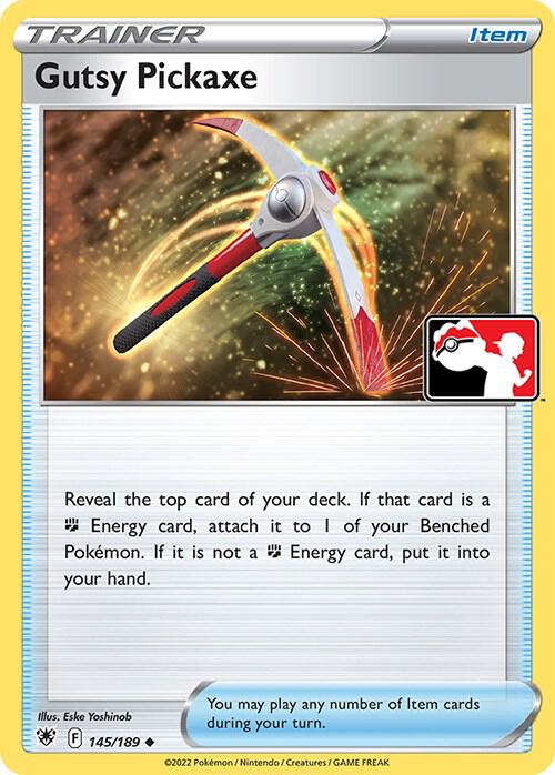 Gutsy Pickaxe [Prize Pack] Holo #145 Pokemon Astral Radiance image 0