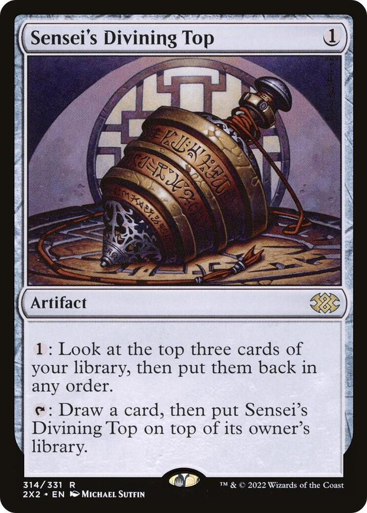 Sensei's Divining Top [Foil] #314 Magic Double Masters 2022