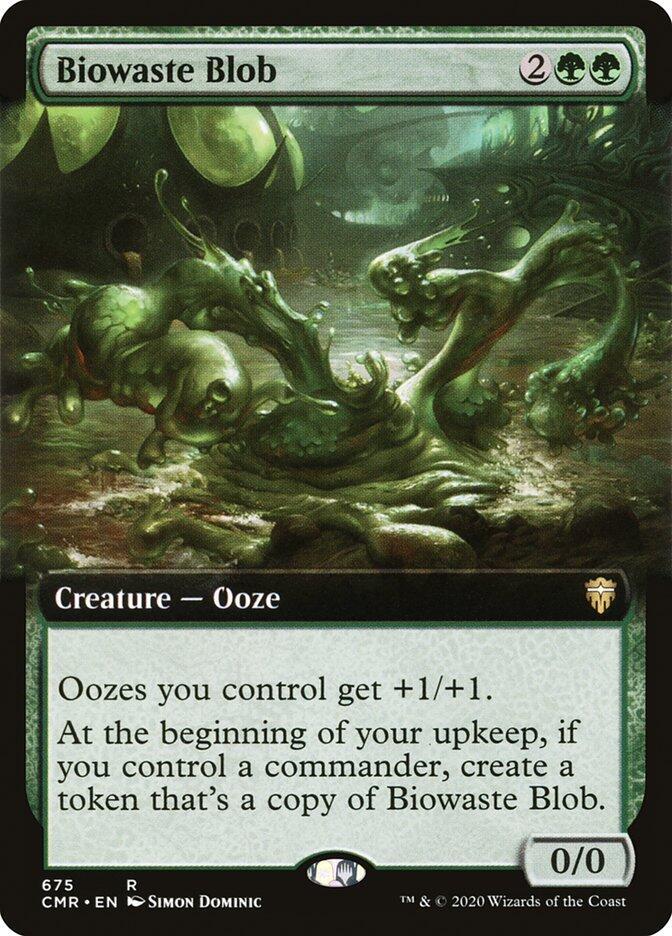 Biowaste Blob [Extended Art] Magic Commander Legends image 0