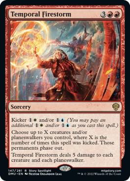 Temporal Firestorm [Foil] #147 Magic Dominaria United