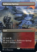 Sulfurous Springs [Borderless Foil] #381 Magic Dominaria United