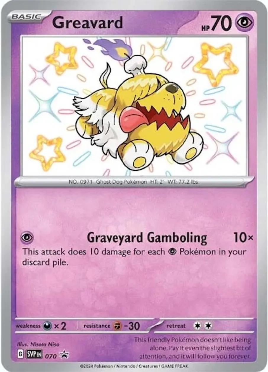 Greavard #70 Pokemon Promo image 0