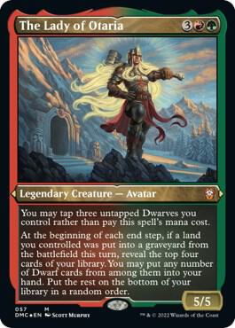 The Lady of Otaria [Etched Foil] #57 Magic Dominaria United Commander