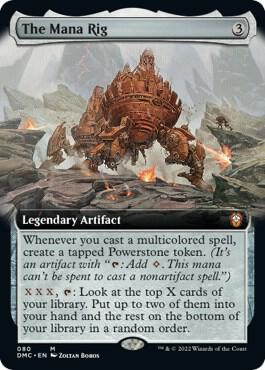 The Mana Rig [Extended Art] #80 Magic Dominaria United Commander