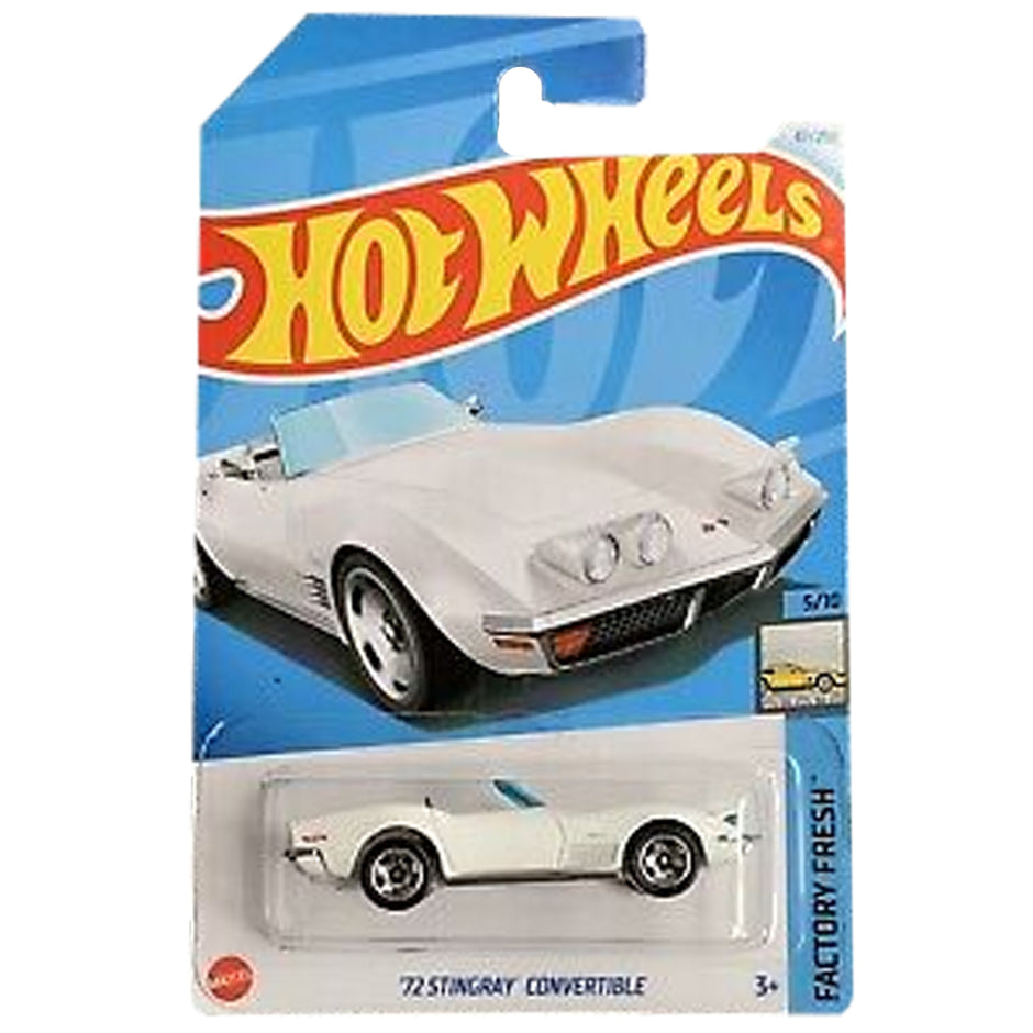 Hot Wheels - HW Factory Fresh ‘72 Stingray Convertible 5/10 [White] 47/250 image 0