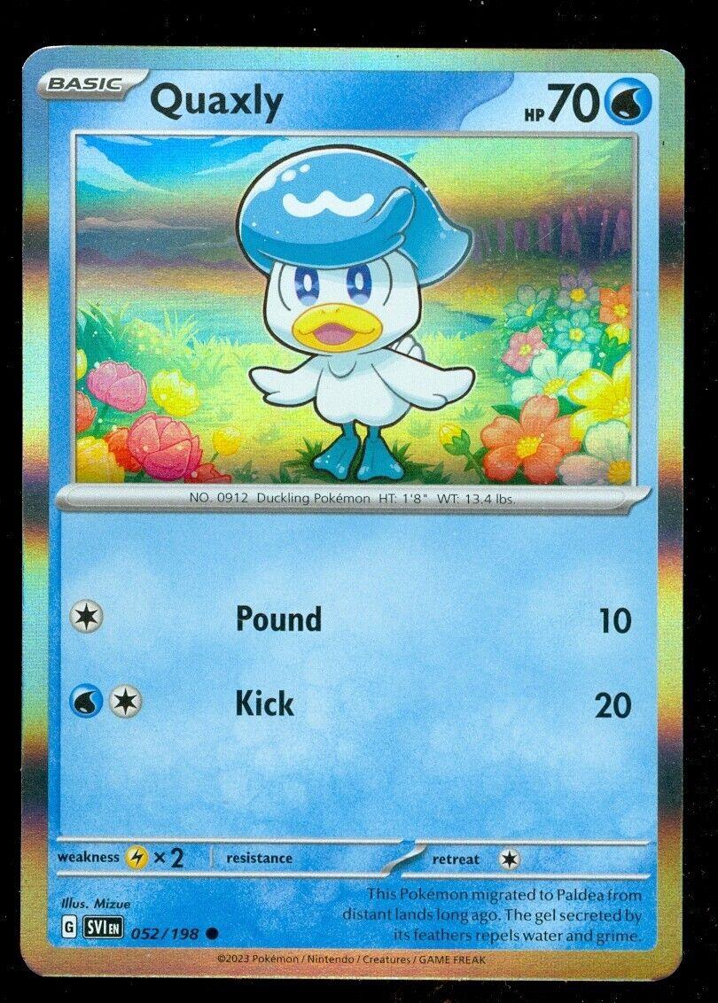 Quaxly [Holo] #52 Pokemon Scarlet & Violet image 0