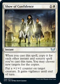 Show of Confidence [Foil] #28 Magic Strixhaven School of Mages image 0
