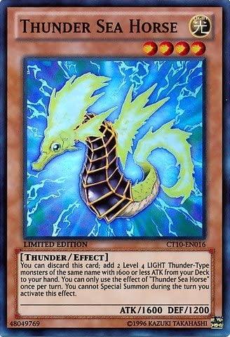 Thunder Sea Horse CT10-EN016 YuGiOh Collectible Tins 2013 image 0
