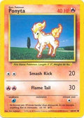 Ponyta #60 Pokemon Base Set Unlimited (HP) image 0