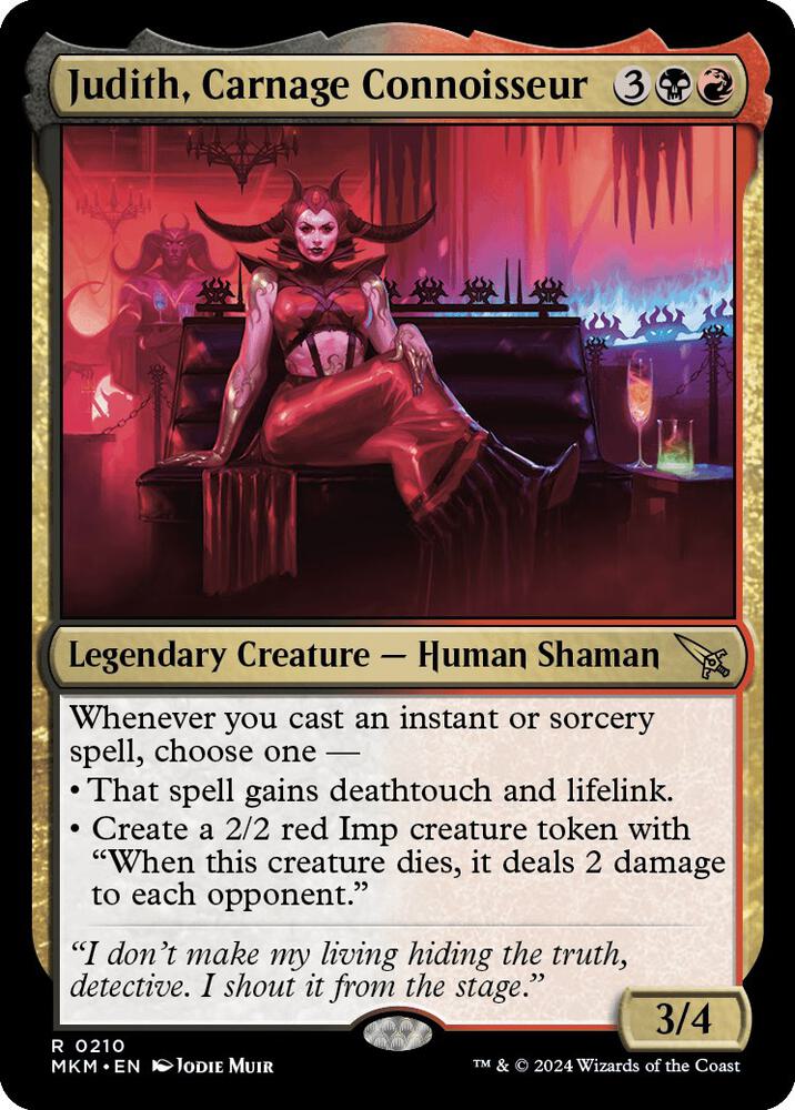 Judith, Carnage Connoisseur #210 Magic Murders at Karlov Manor image 0
