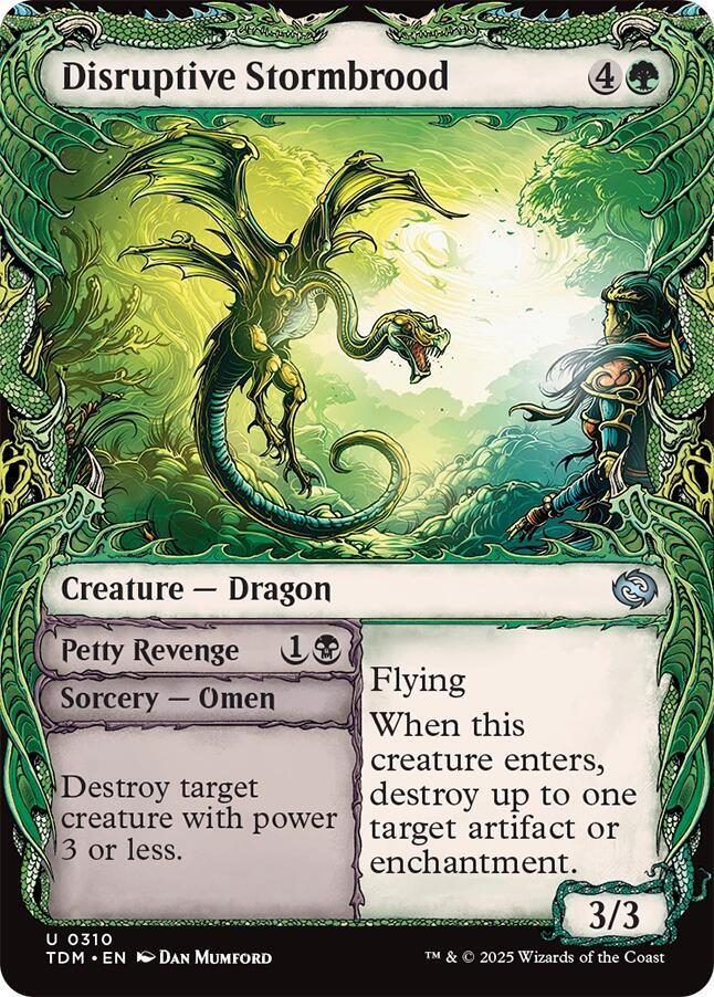 Disruptive Stormbrood [Showcase Foil] #310 Magic Tarkir: Dragonstorm image 0
