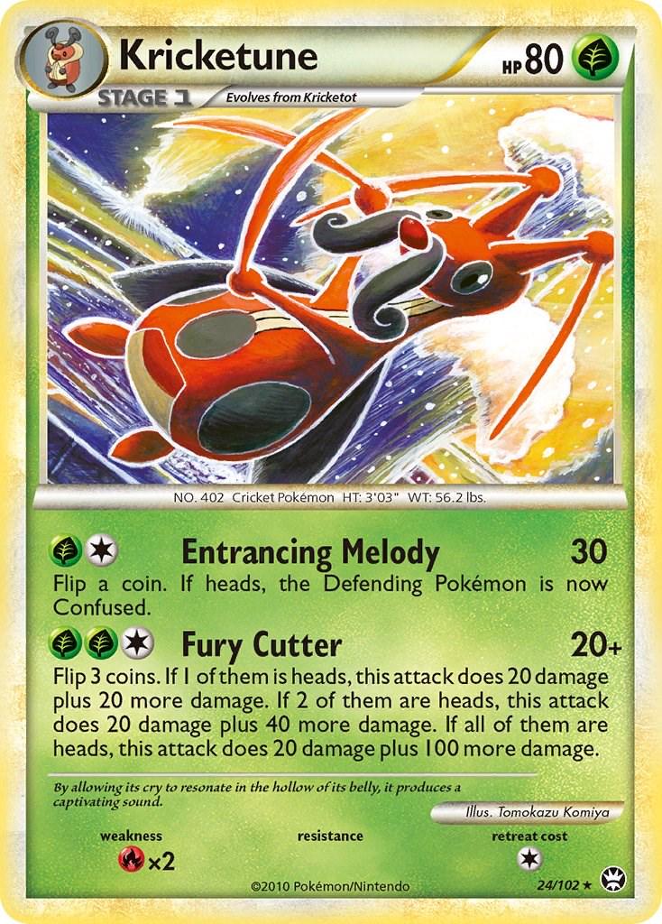 Kricketune #24 Pokemon Triumphant image 0