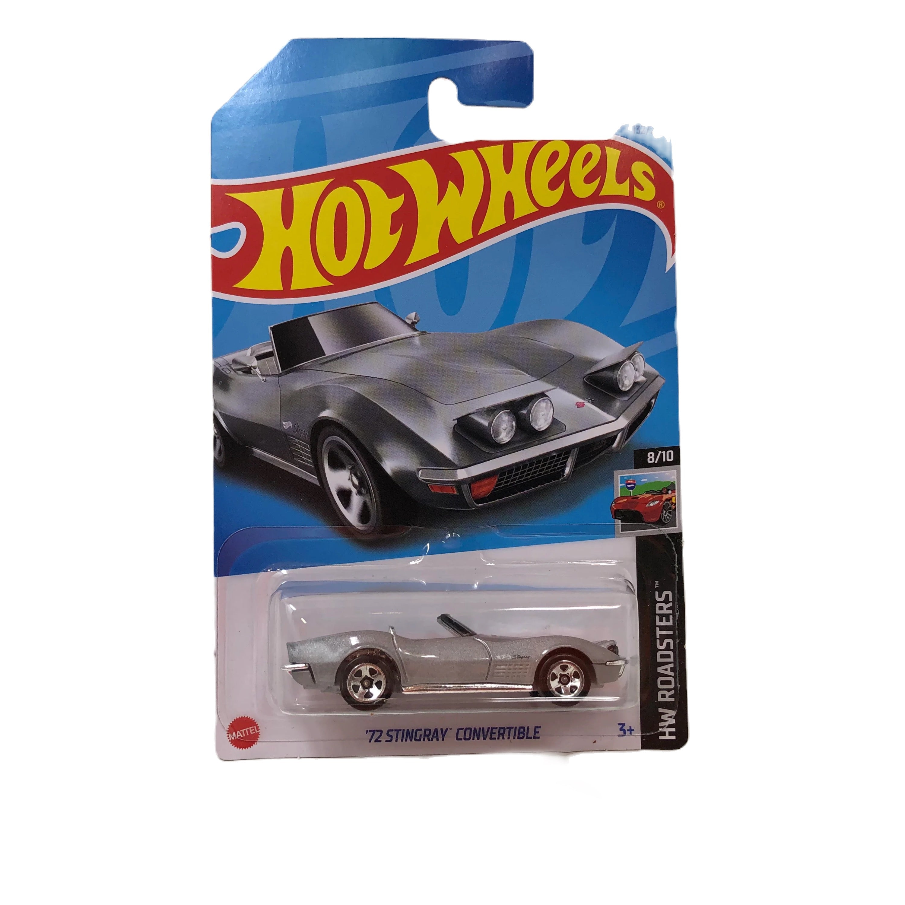 Hot Wheels - HW Roadsters 8/10 ‘72 Stingray Convertible [Grey] 152/250 image 0