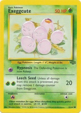 Exeggcute #52 Pokemon Jungle (MP) image 0