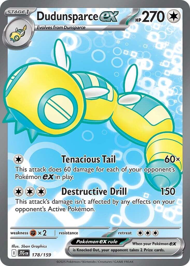 Dudunsparce ex #178 Pokemon Journey Together image 0