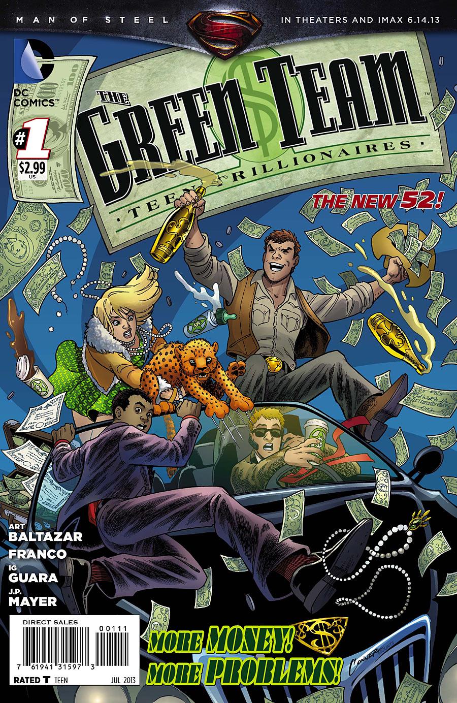The Green Team: Teen Trillionaires #1 [Newsstand] (2013) image 0