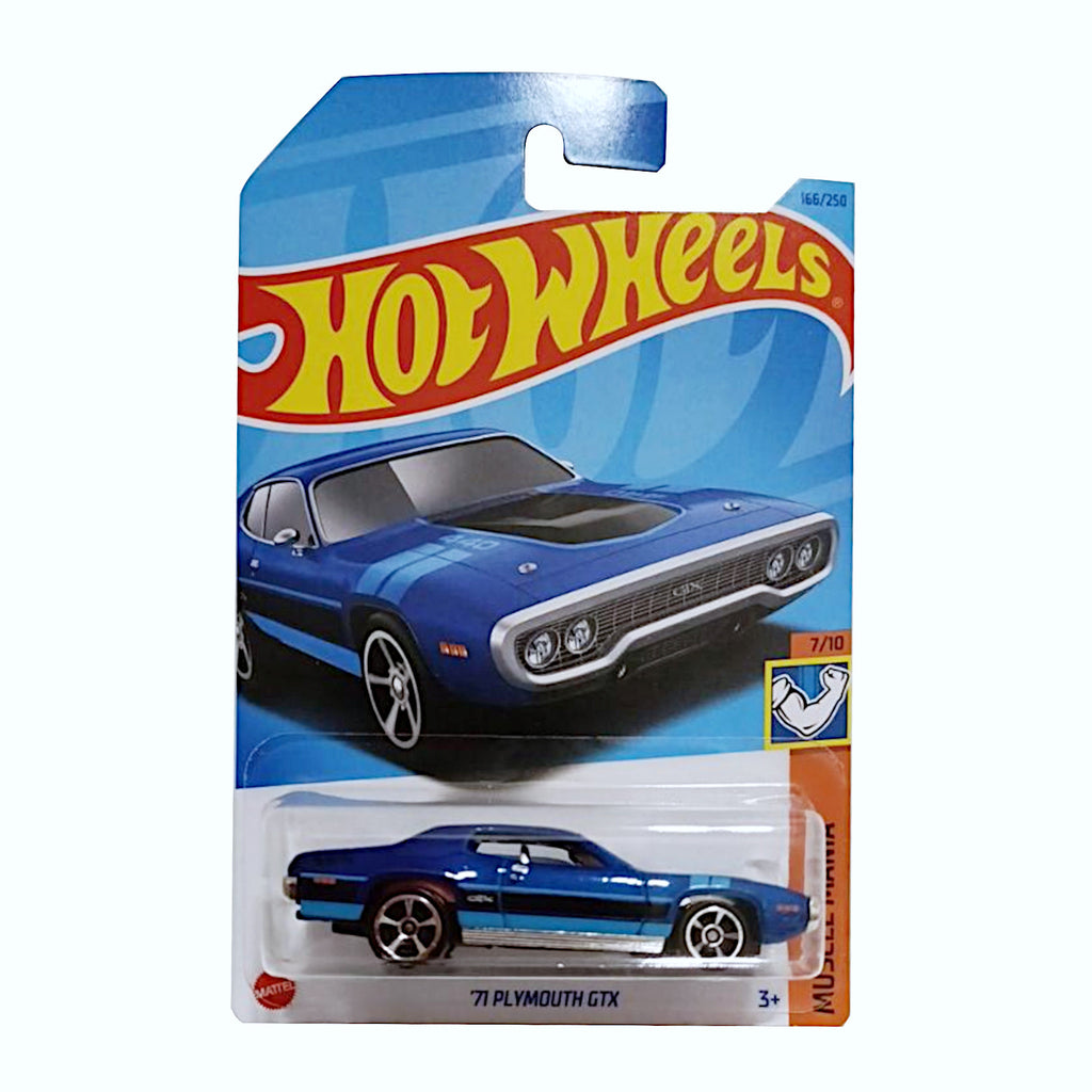 Hot Wheels Muscle Mania - '71 Plymouth GTX(Blue) image 0