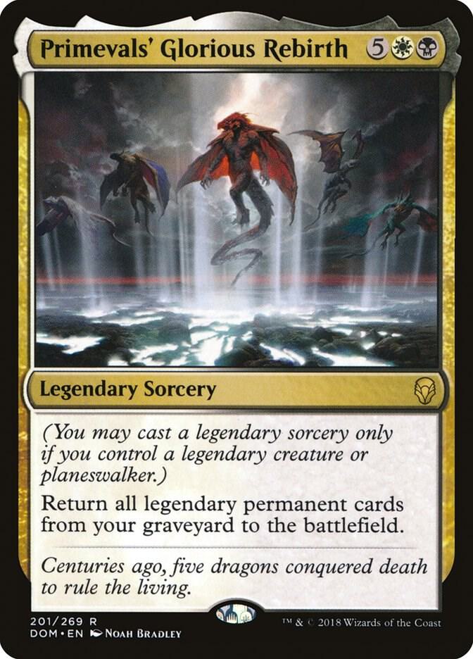 Primevals' Glorious Rebirth #201 Magic Dominaria image 0