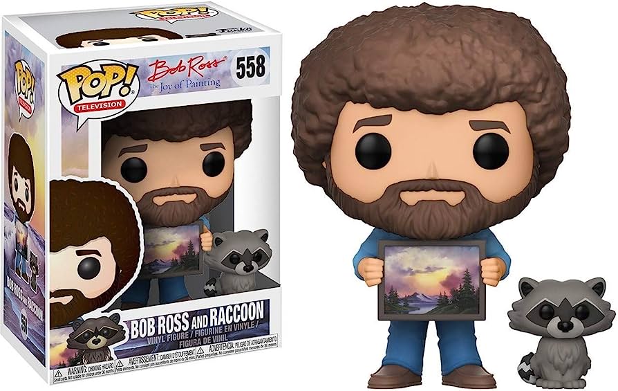 Bob Ross & Raccoon Funko Pop #558 image 0