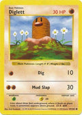 Diglett [Shadowless] #47 Pokemon Base Set Unlimited (HP) image 0