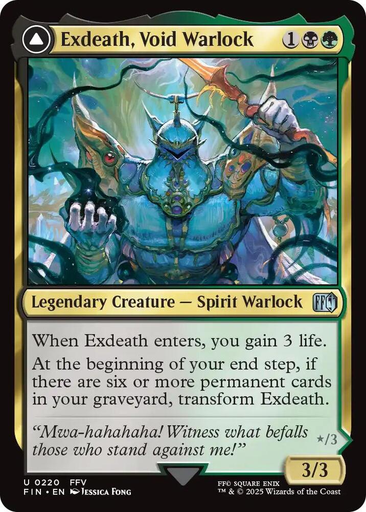 Exdeath, Void Warlock #220 Magic Final Fantasy image 0