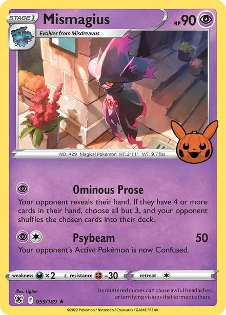 Mismagius [Holo] #59 Pokemon Trick or Trade 2022 image 0