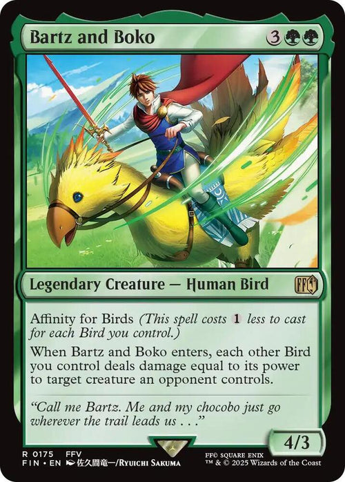 Bartz and Boko #175 Magic Final Fantasy image 0