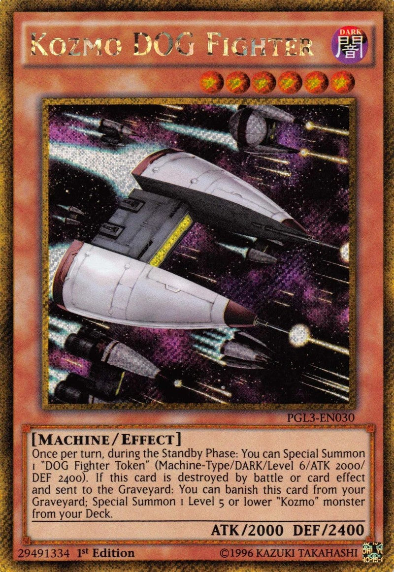 Kozmo DOG Fighter PGL3-EN030 YuGiOh Premium Gold: Infinite Gold image 0