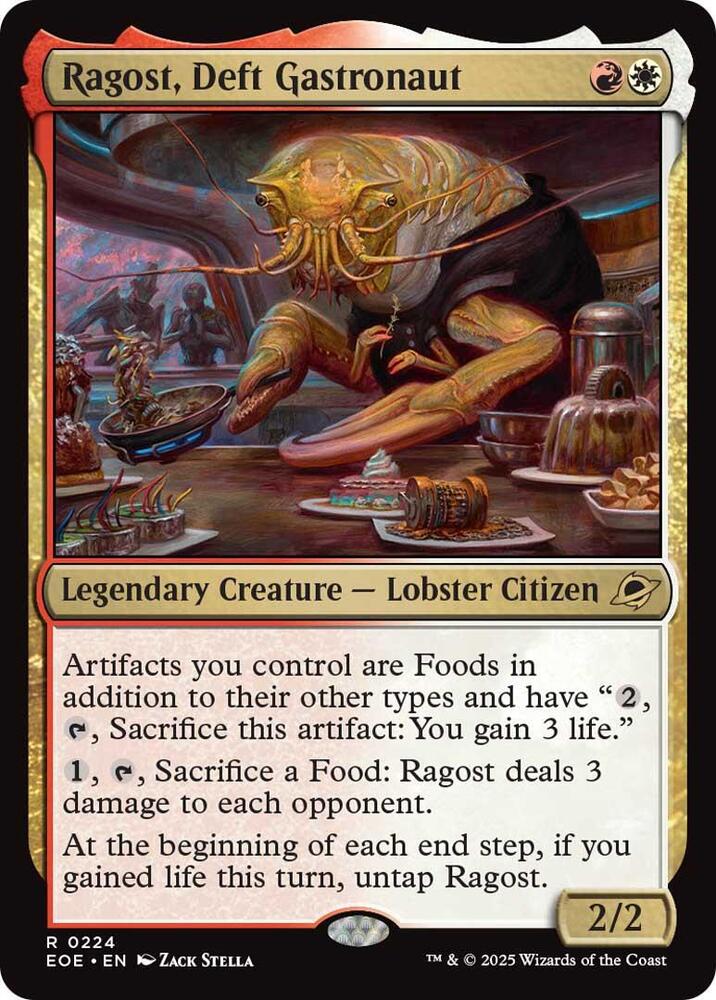 Ragost, Deft Gastronaut [Foil] #224 Magic Edge of Eternities image 0