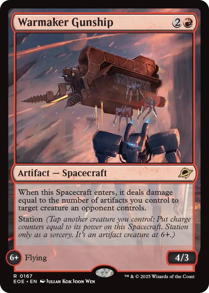 Warmaker Gunship #167 Magic Edge of Eternities image 0