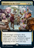 Disorder in the Court [Extended Art] #69 Magic Innistrad: Crimson Vow Commander image 0