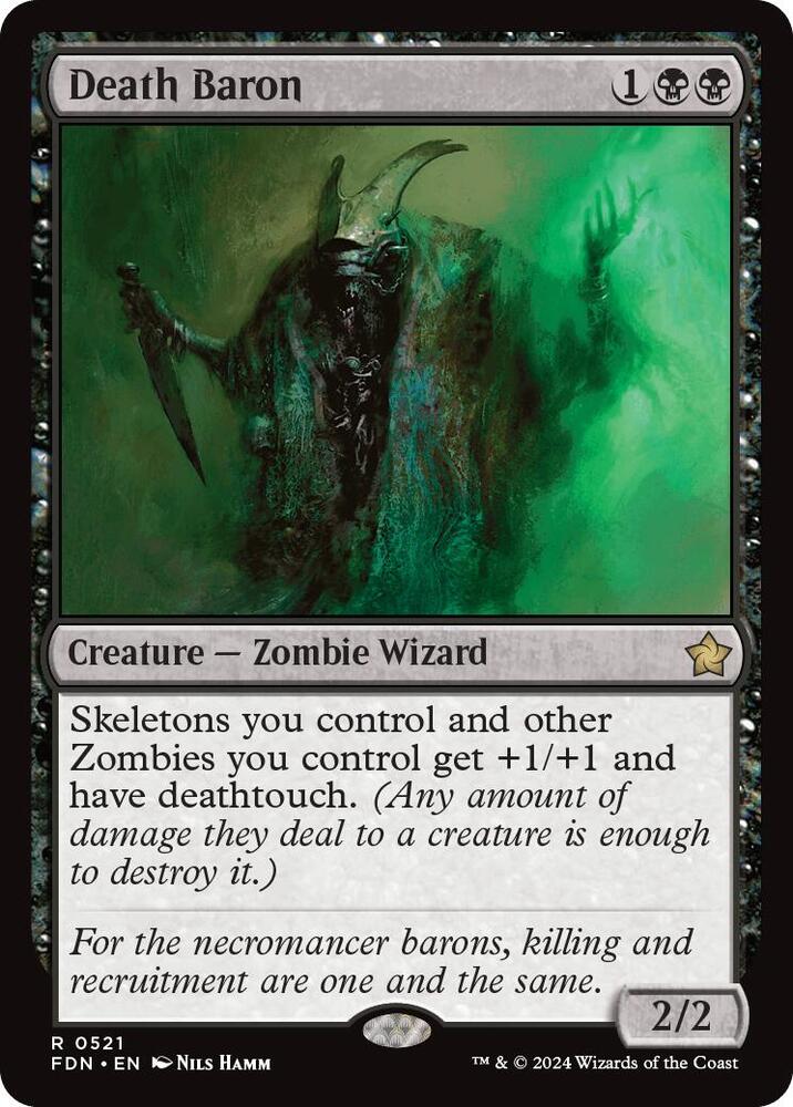 Death Baron #521 Magic Foundations image 0