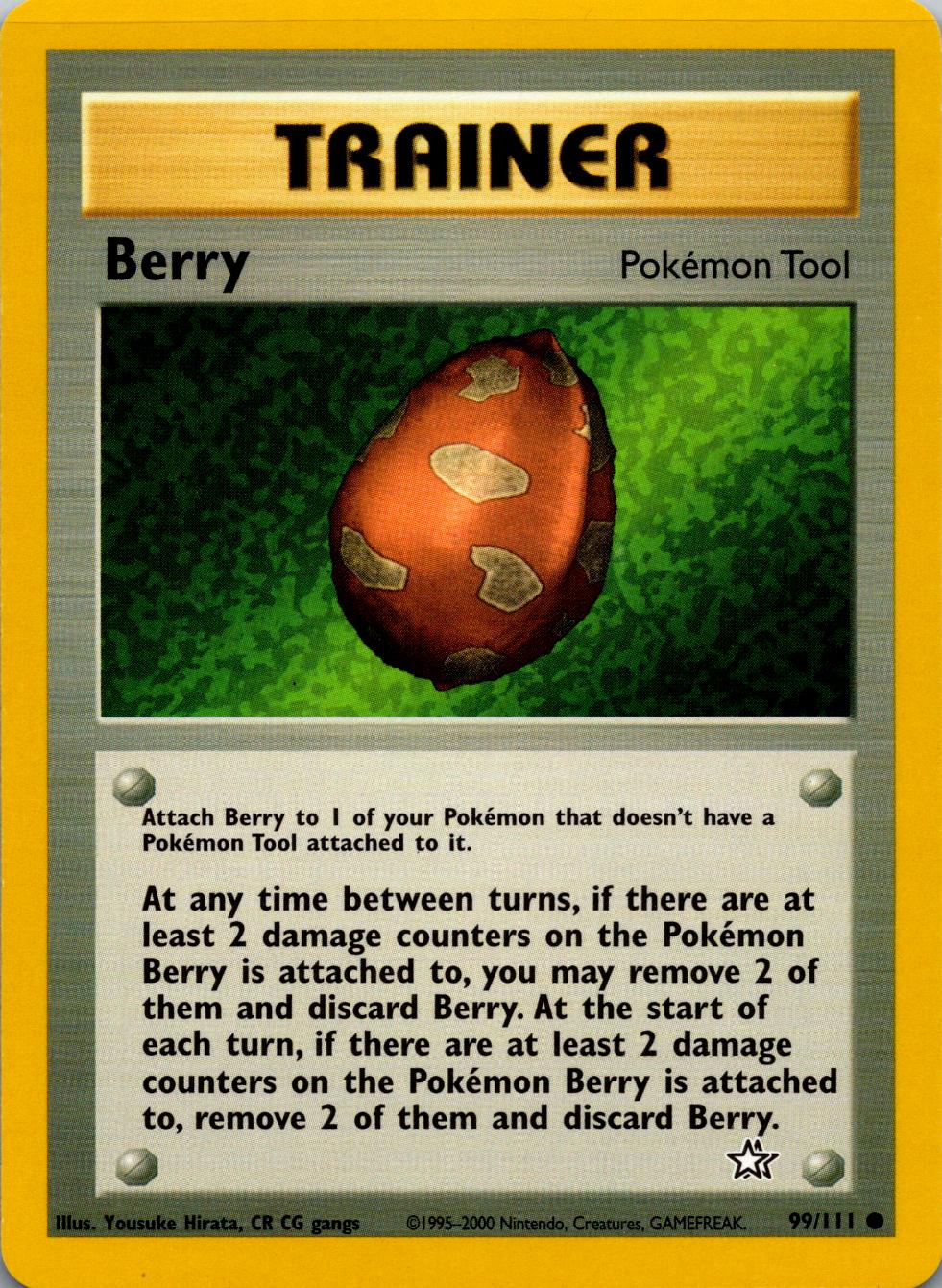 Berry #99 Pokemon Neo Genesis (LP) image 0