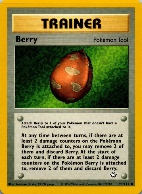 Berry #99 Pokemon Neo Genesis (LP) image 0