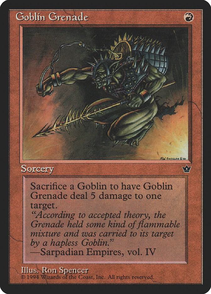 Goblin Grenade (Spencer) Magic Fallen Empires