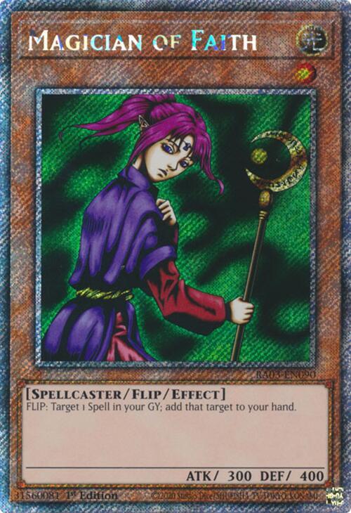Magician of Faith [Platinum Secret Rare] RA03-EN090 image 0