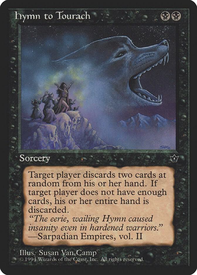 Hymn to Tourach (Van Camp) Magic Fallen Empires