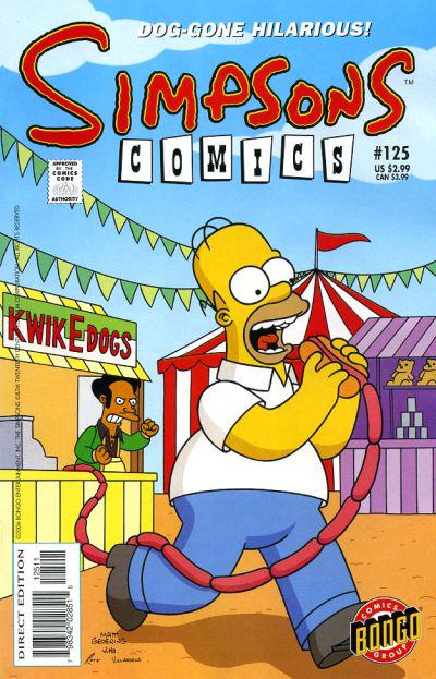Simpsons Comics #125 (2006) image 0