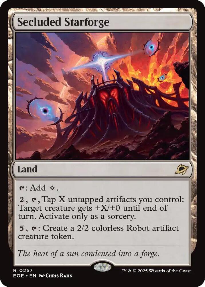 Secluded Starforge [Foil] #257 Magic Edge of Eternities image 0