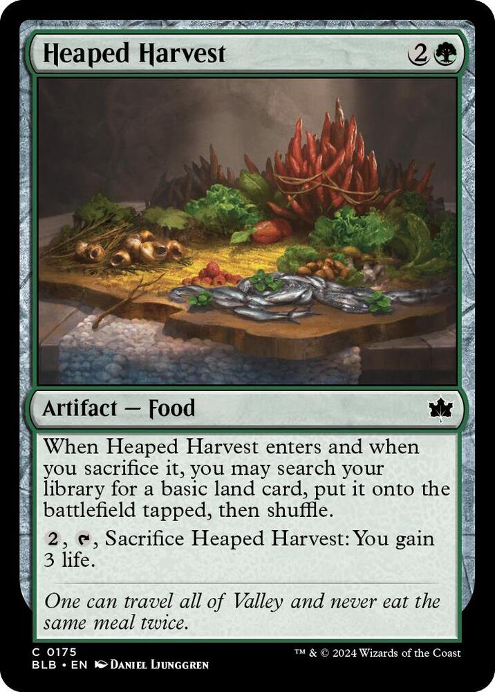 Heaped Harvest [Foil] #175 Magic Bloomburrow image 0