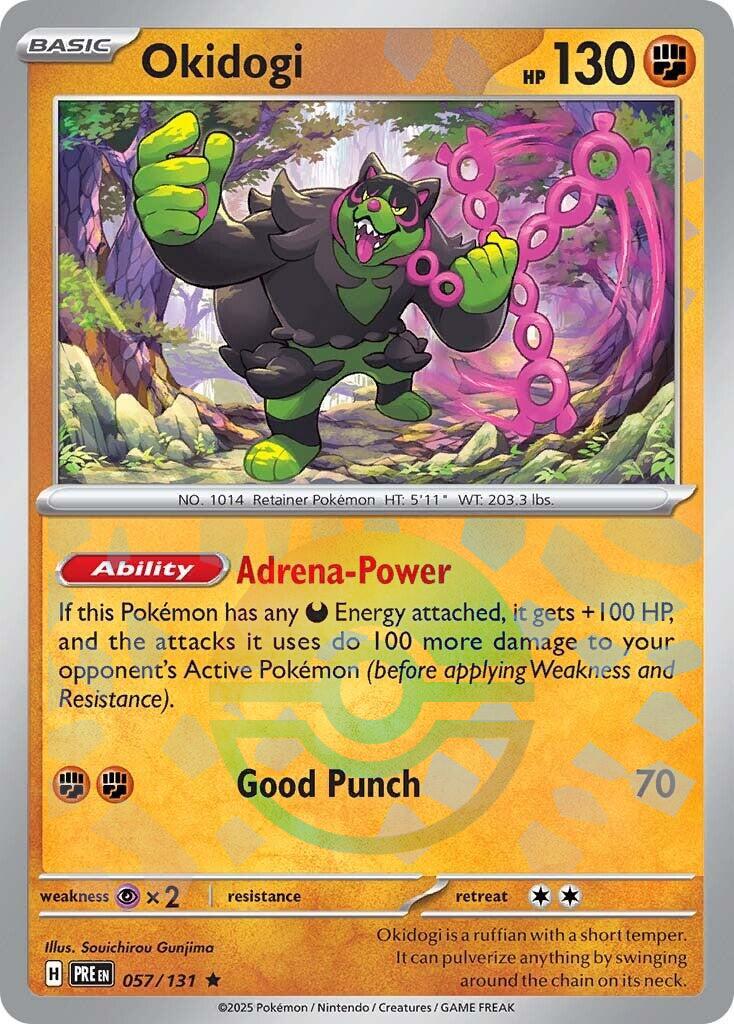 Okidogi [Poke Ball] #57 Pokemon Prismatic Evolutions image 0