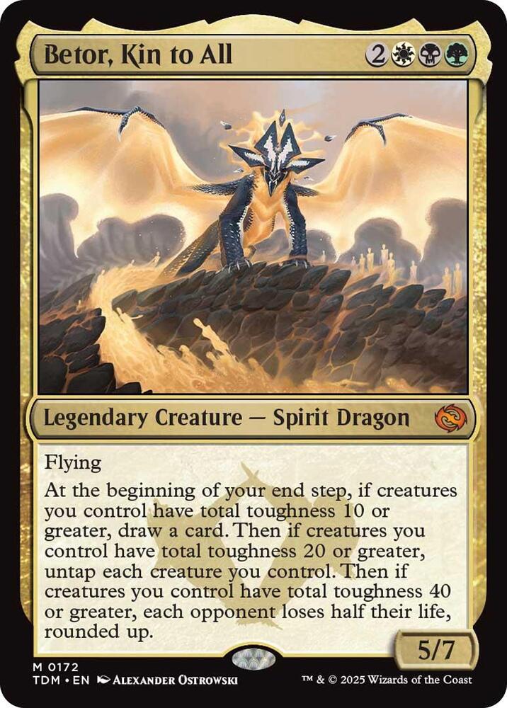 Betor, Kin to All #172 Magic Tarkir: Dragonstorm image 0