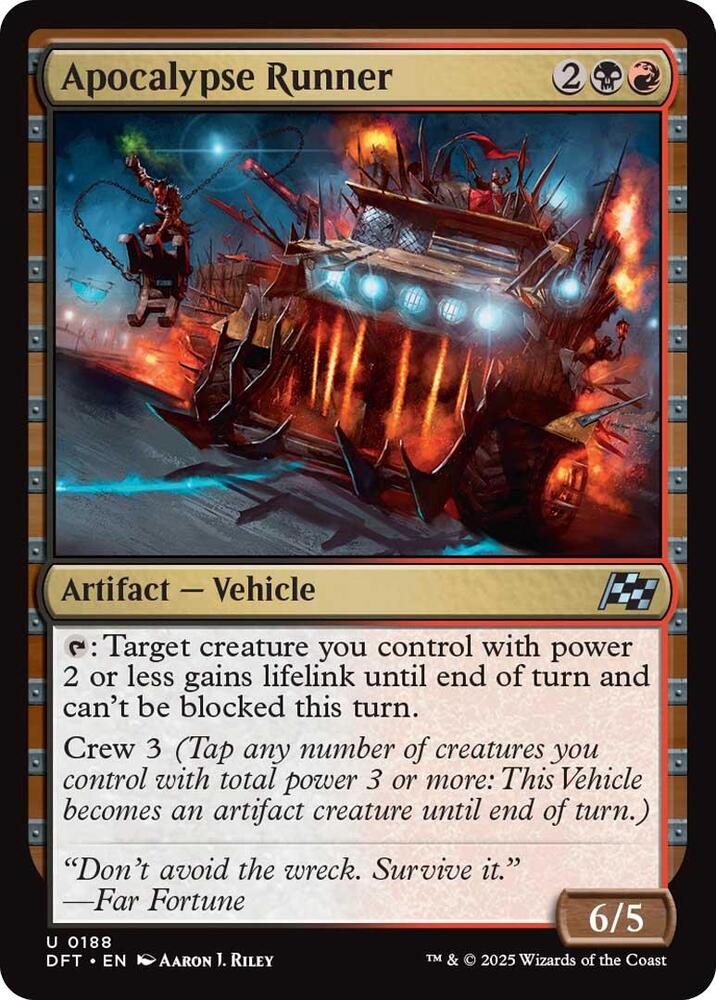 Apocalypse Runner [Foil] #188 Magic Aetherdrift image 0